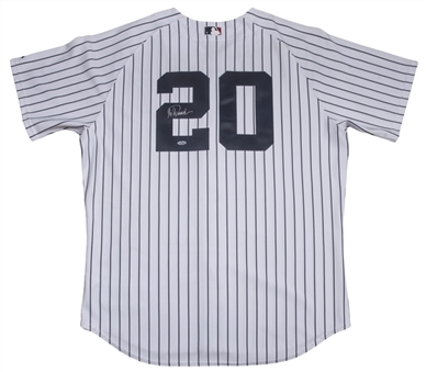 Jorge Posada Signed New York Yankees Home Jersey (Steiner)